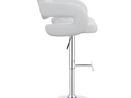 Adjustable Bar Stool With Upholstery