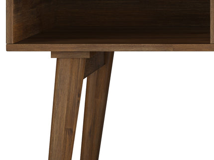Clarkson - Desk With Side Drawers - Rustic Natural Aged Brown