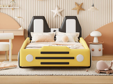 High Quality Race Car Shaped Platform Bed & Wheels