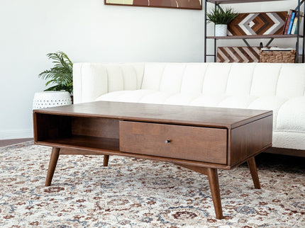Caroline - Coffee Table - Walnut Brown