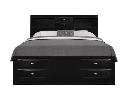 Lucille - Bed With Storage And Bookcase Headboard