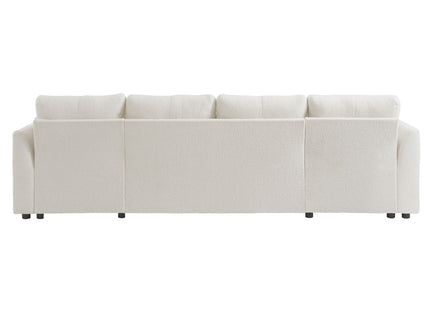 U-Shaped Sectional Sofa Bed With Storage And USB Ports