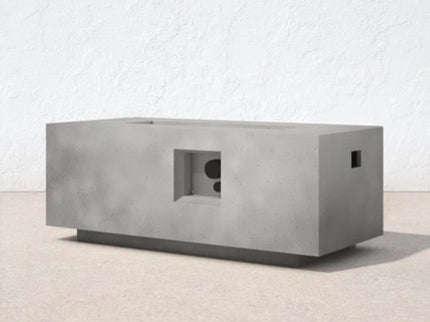 Propane Outdoor Durable Fire Pit Table - Gray