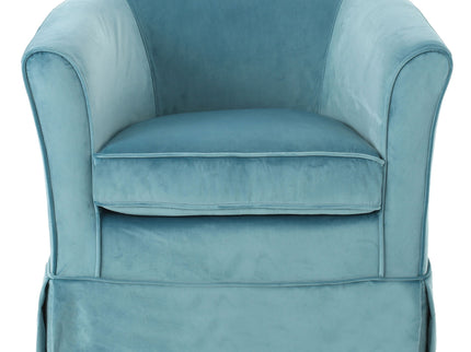 Zeniqua - Upholstered Swivel Chair With Loose Cover