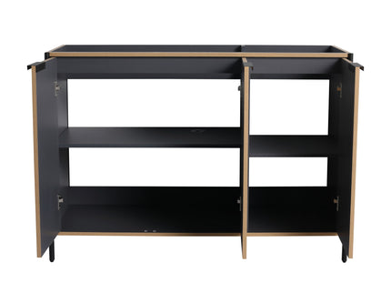 Contemporary Freestanding Bathroom Vanity With Adjustable Shelves