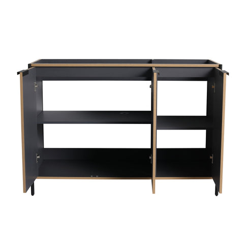 Contemporary Freestanding Bathroom Vanity With Adjustable Shelves