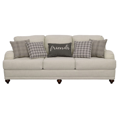 Anderson - 2 Piece Cushion Back Living Room Set - Gray