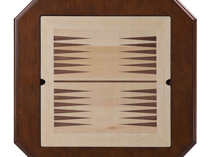 Bishop - Reversible Chess Checker Game Table With Game Tray (Chess Fingures Not Included) - Cherry