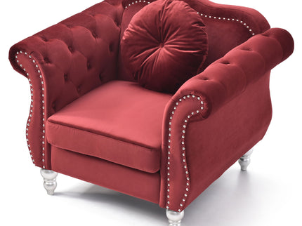 Chic Transitional Flared Arm Chair