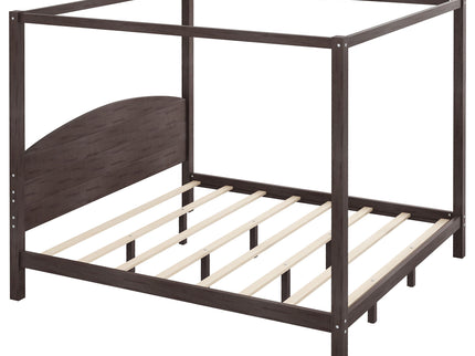 anopy Platform Bed With Headboard And Support Legs