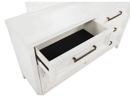 Inverness - 6 Drawer Bedroom Dresser - White