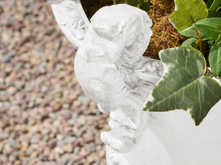 Roman Style Garden Urn Planter - Antique White
