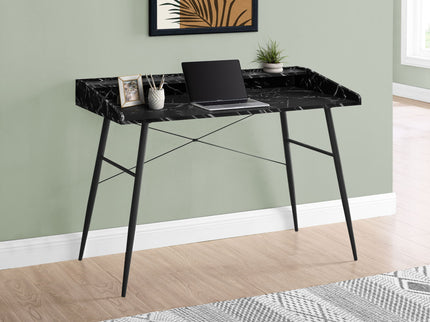 Computer Desk For Home Office, Laptop Storage Shelves, Contemporary & Modern