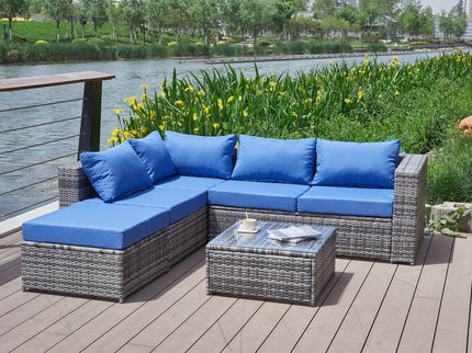 Patio Sofa With Cushions