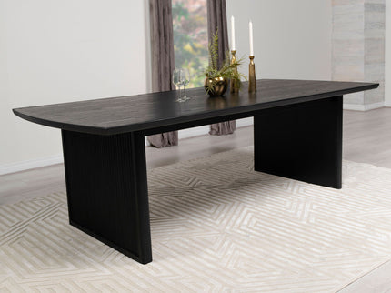 Mason - Removable Extension Leaf Dining Table - Black