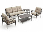Beige / 5 Pc. Sofa, 2 Chairs, Coffee Table, Side Table