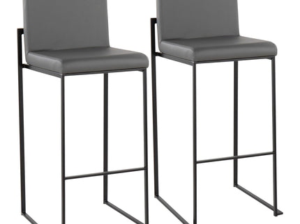 Fuji - Contemporary High Back Barstool Elegant Design