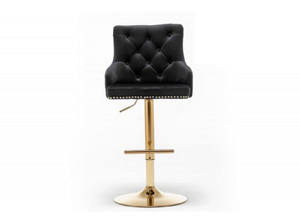 Adjustable Swivel Bar Stool With Nailhead Trim (Set of 2)