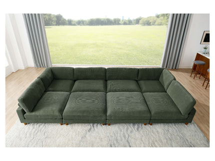 Modern Modular Sectional With Adjustable Back Support