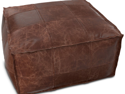 Sheffield - Handcrafted Square Pouf