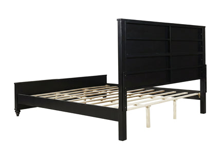 Fluted Platform Bed Frame, No Box Spring Needed