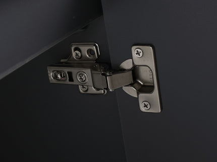 Contemporary Wall Mounted Bathroom Vanity With Resin Double Sink