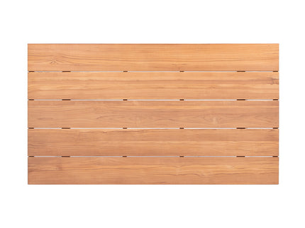 Maiden - 6 Seater Patio Dining Table - Natural Teak