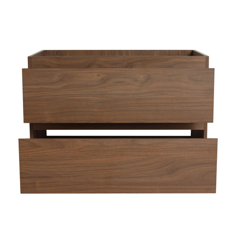Wall Mounted Bathroom Vanity And Sink, 2 Soft Close Drawers