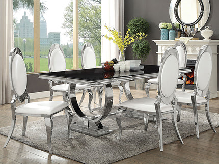 Chester - Upholstered Dining Side Chair (Set of 2) - Creamy White