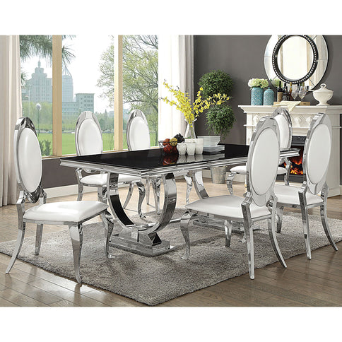 Chester - Upholstered Dining Side Chair (Set of 2) - Creamy White