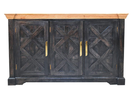 Regal - Rustic Sideboard - Black