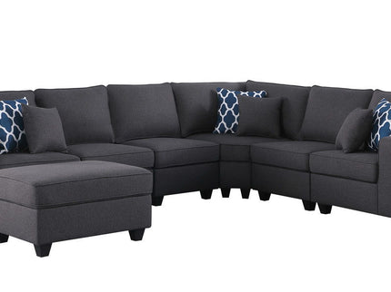 Cooper - Sectional Sofa With Ottomans And Cupholder