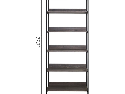Monica - And Walk-In Closet With 5 Shelves Construction - Gray