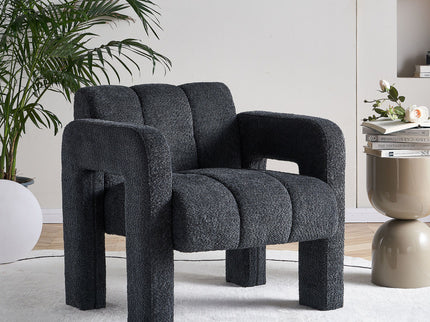31.10" Boucle Upholstered Accent Chair