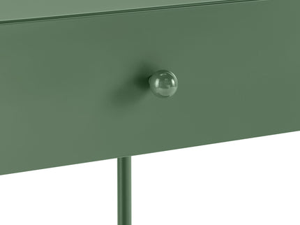 Colette - 1 Drawer Nightstand With Bottom Shelf - Green