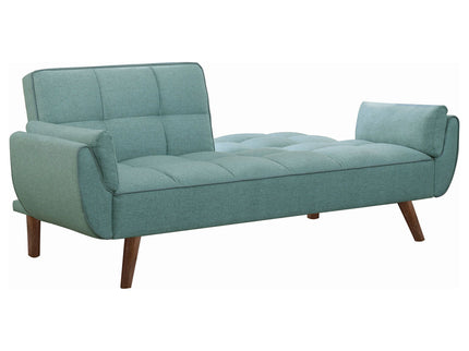 Laggarhem - Tufted Back Upholstered Sofa Bed - Turquoise