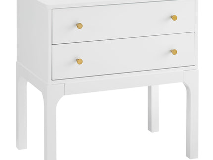 Alonso - 2 Drawer Nightstand - White