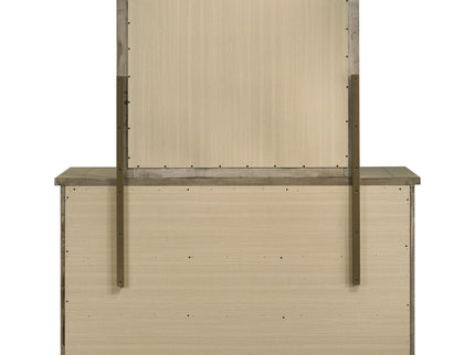 Pelton - 6 Drawer Dresser With Mirror - Oak