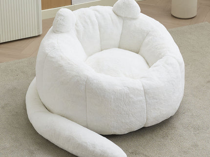 Cat Shaped Bean Bag Sofa With Long Tail