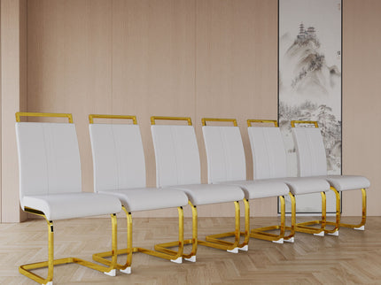 Side Dining Room Chair, Padded Seat High Back