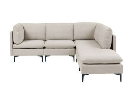 Upholstered Modular Sectional & Tall Legs