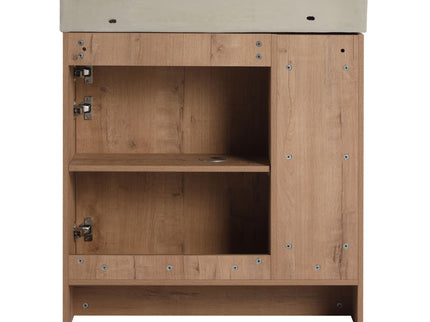 Sleek Design Freestanding Bathroom Vanity With Sink, Soft Close Door
