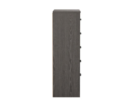 5 Drawer Dresser - Gray / Brown