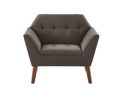 Modern Lounge Chair With Button Tufting