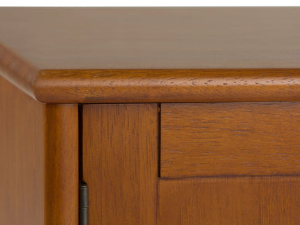 Draper - Handcrafted Mid Century Low TV Media Stand