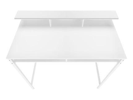 Computer Desk For Home Office, Standing, Storage Shelves, Laptop, Contemporary & Modern