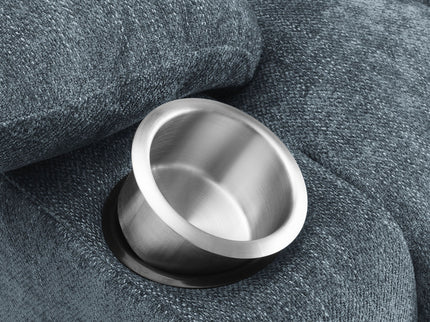 Beca - Upholstered Power Lift Recliner With Cupholders And USB Charging