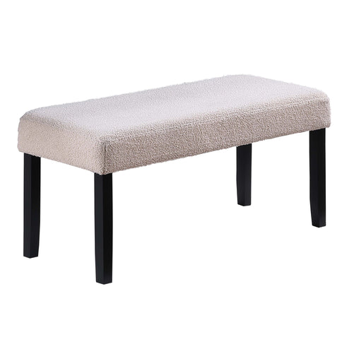2 Tone Dining Table Set With Upholstered Side Chairs