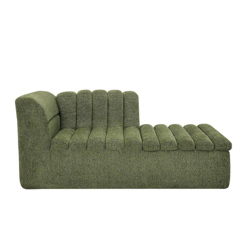 Upholstered L-Shaped Modular Sectional Sofa With Chaise, Wave-Shaped Armrest