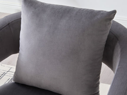 Open Back Accent Chair, Round Sofa Lounge Armchair